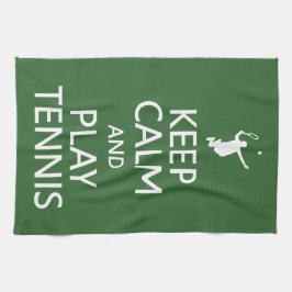 穏やかな及び演劇のテニスカスタムな色の台所タオル保って下さい キッチンタオル