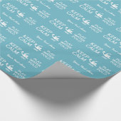 穏やかな及び演劇の水球のカスタムな包装紙保って下さい ラッピングペーパー (角)