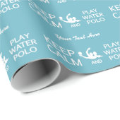 穏やかな及び演劇の水球のカスタムな包装紙保って下さい ラッピングペーパー (ロールコーナー)