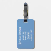 穏やかな及び演劇の水球のカスタムな荷物のラベル保って下さい ラゲッジタグ (裏面縦)