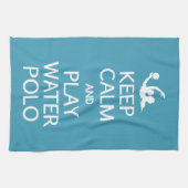 穏やかな及び演劇の水球カスタムな色タオル保って下さい キッチンタオル (横)