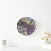 穏やかな合間 ラウンド壁時計 (ホーム)