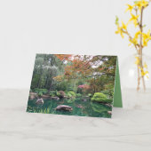 穏やかな同情カード カード (黄色い花)