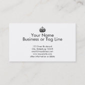 穏やかな名刺をカスタムなあなたの文字を加えるために保つために作って下さい 名刺 (裏面)