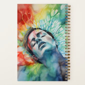 穏やかな名前をカスタムする ノートブック (裏面)