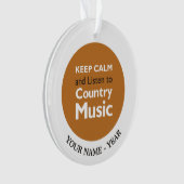 穏やかな国を保って下さい オーナメント (正面)