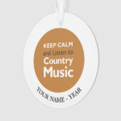 穏やかな国を保って下さい オーナメント (正面)