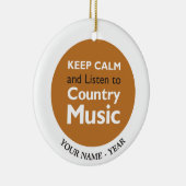 穏やかな国を保って下さい セラミックオーナメント (右)