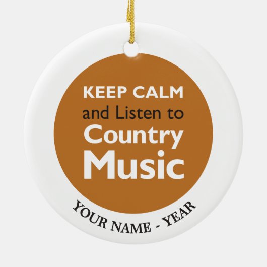 穏やかな国を保って下さい セラミックオーナメント (裏面)