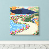 穏やかな地平線 キャンバスプリント (インサイチュ (ウッドフロア))