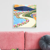 穏やかな地平線 キャンバスプリント (インサイチュ (リビング))