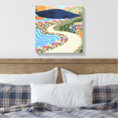 穏やかな地平線 キャンバスプリント (インサイチュ (寝室))