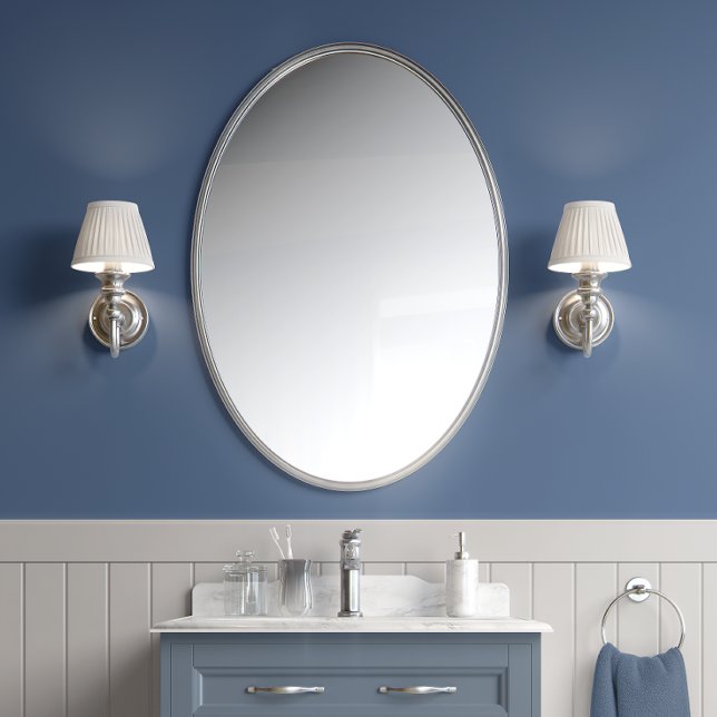 穏やかな地平線 – コーンフラワーブルー – ミニマリスト 壁紙 (Serene Horizon - Cornflower Blue - Minimalist)