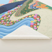 穏やかな地平線 シェルパブランケット (3/4)