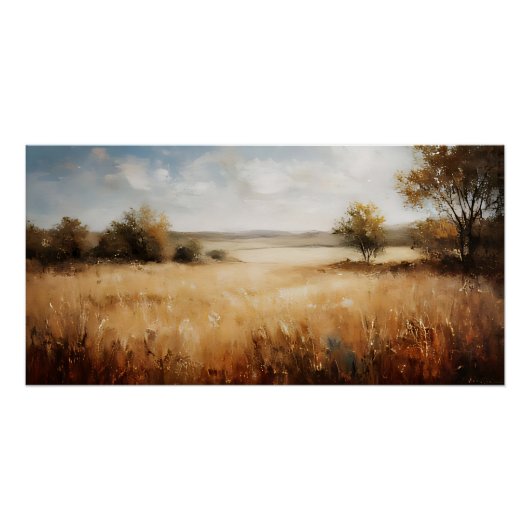 穏やかな地平線 ポスター (正面)