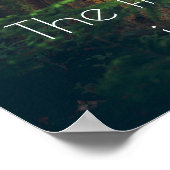 穏やかな夏の森 ポスター (角)