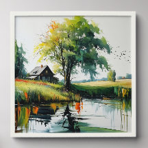 穏やかな夏:風景 –