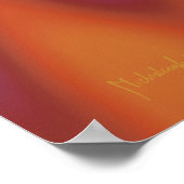 穏やかな夕べ ポスター (角)