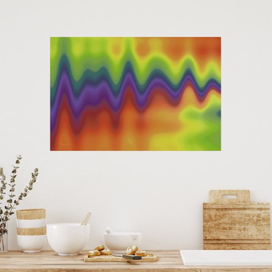 穏やかな夕べ ポスター (キッチン)