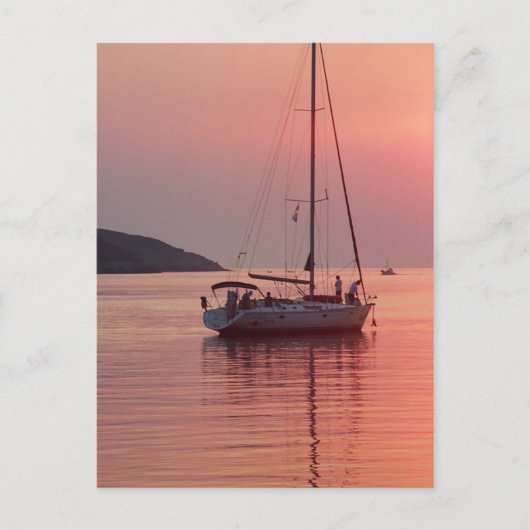 穏やかな夕べ ポストカード (正面)