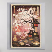 穏やかな夕べ|夕暮れ時の花|過去記事 ポスター (正面)