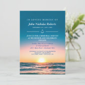 穏やかな夕日いかり航海のメモリアルサービスインビ 招待状 (スタンド正面)