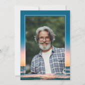 穏やかな夕日いかり航海のメモリアルサービスインビ 招待状 (裏面)