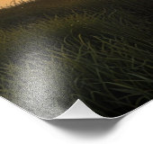 穏やかな夕日の景色の雰囲気 フォトプリント            (角)