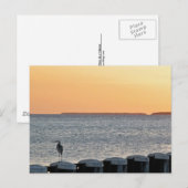 穏やかな夕暮れ ポストカード (正面/裏面)