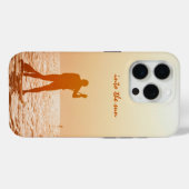 穏やかな外洋でのスタンドアップパドル Case-Mate iPhoneケース (裏面 (横))