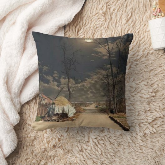 穏やかな夜 クッション (ブランケット)