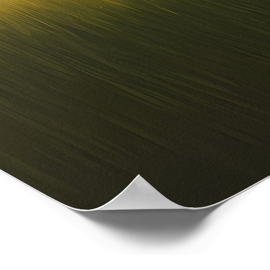 穏やかな大地を覆う超現実的な夢の風景の木のバルーン ポスター (角)