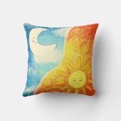 穏やかな太陽と月 クッション (裏面)