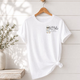 穏やかな女の子のスパベアバチェラー Tシャツ