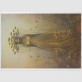 穏やかな姿華美フラワーヘアドレU6デクページ 薄葉紙 (正面)