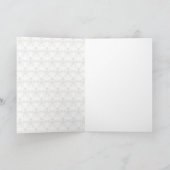 穏やかな季節：スケートで滑るオーストラリアの牛の犬 シーズンカード (内部)