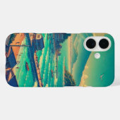 穏やかな富士の海岸 Case-Mate iPhoneケース (裏面 (横))