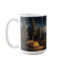 穏やかな屋外キャンプファイアシーン自然インスパイア-