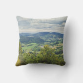 穏やかな山の景色 クッション (裏面)