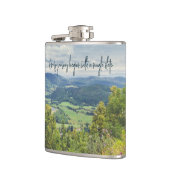 穏やかな山の景色 フラスク (左)