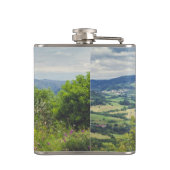 穏やかな山の景色 フラスク (裏面)
