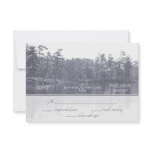 穏やかな山の湖の風景ブルー結婚グレイ