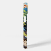 穏やかな山の滝の風景 Case-Mate iPhoneケース (裏面 / 右)