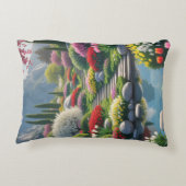 穏やかな山園 アクセントクッション (裏面)