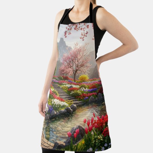 穏やかな山園 エプロン (インサイチュ)