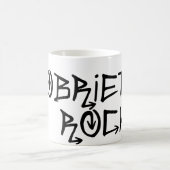 穏やかな岩 コーヒーマグカップ (中央)