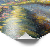 穏やかな川路印象派の風景芸術 フォトプリント (角)