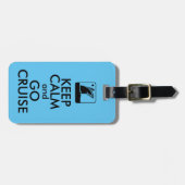 穏やかな巡航を保って下さい ラゲッジタグ (正面横)