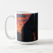 穏やかな巨人日の出 コーヒーマグカップ (左)