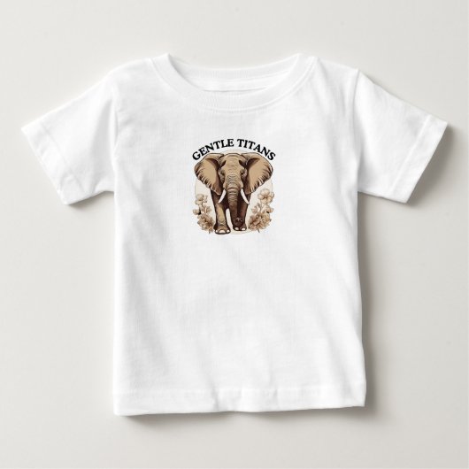 穏やかな巨人 ベビーTシャツ (正面)